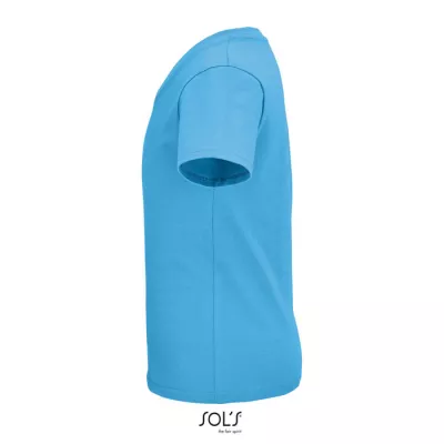 Koszulka dziecięca organiczna Sol's PIONEER KIDS - Aqua (S03578-AQ)