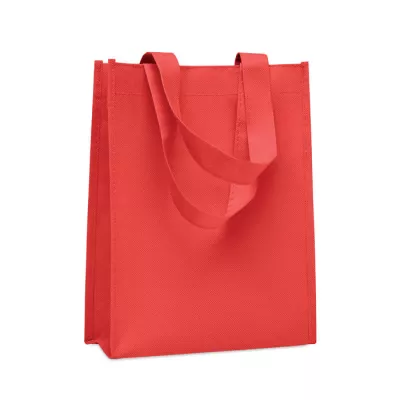 Torba prezentowa z włókniny RPET 80 g/m² LITAS - Czerwony (MO2698-05)