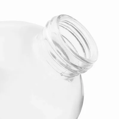 Szklana butelka do picia DRINK HEALTHY - czarny, transparentny (56-0304269)
