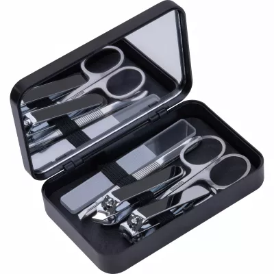 Zestaw do manicure STACY - czarny (7550003)