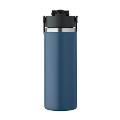 Butelka termiczna ze słomką 500 ml SUMA GRIP - Francuski Granat (MO2775-85)