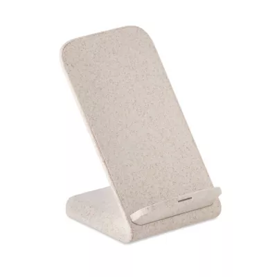 Ładowarka bezprzewodowa ze stojakiem 10W LAYABACK - Bezowy (MO9891-13)