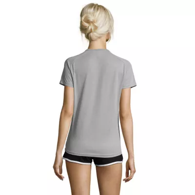 Koszulka sportowa damska 140 g/m² Sol's SPORTY WOMEN - Pure Grey (S01159-PG)
