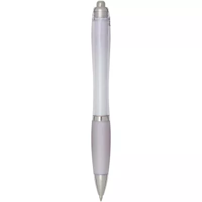 Nash długopis kulkowy z tworzyw sztucznych pochodzących z recyklingu z certyfikatem RCS, z kolorowym korpusem i uchwytem (nie - Liljowy (10645335)