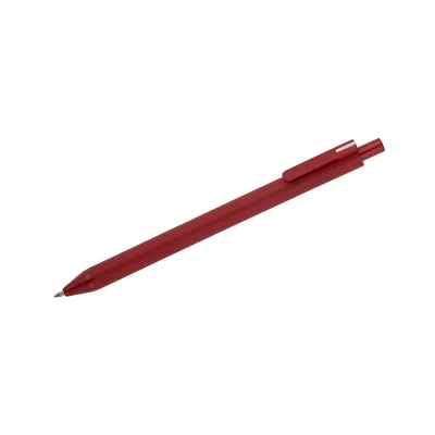 Długopis z powłoką soft touch FULKO - czerwony (19829-04)