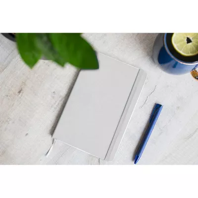 Notatnik A5 z PU z recyklingu | Roderick - biały (VA081-02)