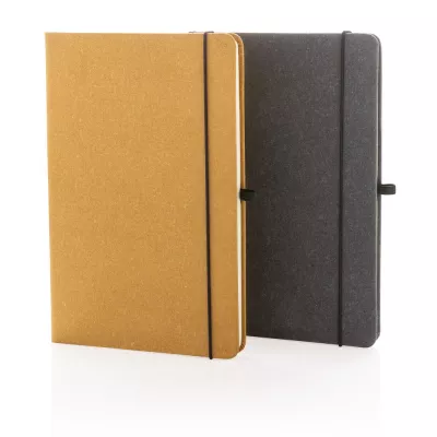 Notatnik A5, skórzana okładka - szary (P774.202)