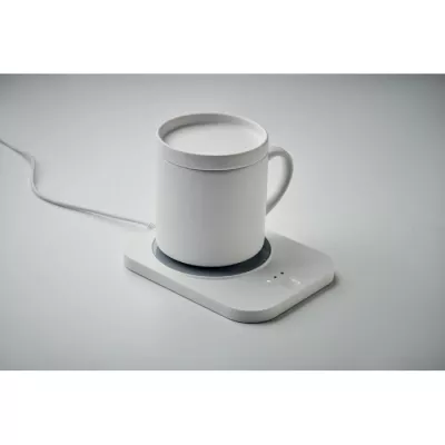 Podgrzewacz do kubka z ładowarką 15W i kubkiem SIROTER - Bialy (MO2726-06)