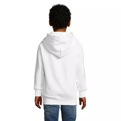 Bluza dziecięca z kapturem 280 g/m² Sol's SLAM KIDS - Bialy (S13255-WH)