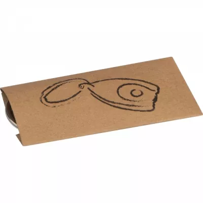 Brelok metalowy TERRENCE - szary (9788207)