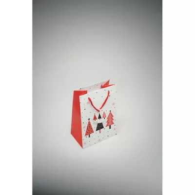 Torba prezentowa papierowa mała 128 g/m² BOSSA SMALL - Bialy (CX1561-06)
