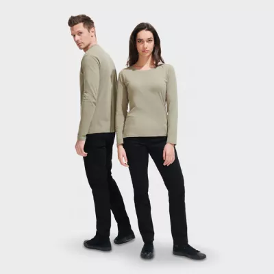 Koszulka męska z długim rękawem 150 g/m² Sol's MONARCH - Khaki (S11420-KH)