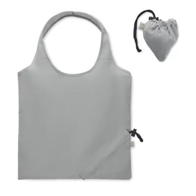 Torba składana z recyklingu 140 g/m² CARRIE COLOUR - Szary (MO2487-07)