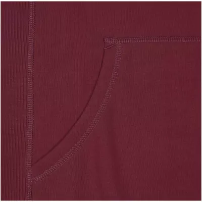 Rozpinana bluza z kapturem Arora - Głęboki bordowy (38211-DPBURGUN)