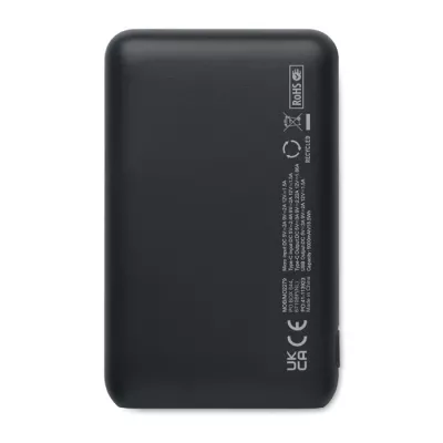 Powerbank 5000 mAh z ABS z recyklingu POWER52C - Czarny (MO2279-03)