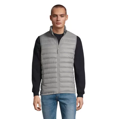 Kamizelka puchowa męska Sol's WILSON BW MEN - Metal Grey (S02889-MG)