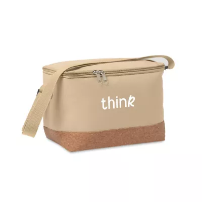 Torba chłodząca RPET z korkowym dnem 5 l KOELER - Khaki (MO2504-39)