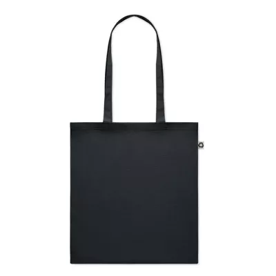 Torba z bawełny z recyklingu 140 g/m² ZOCO COLOUR - Czarny (MO6674-03)