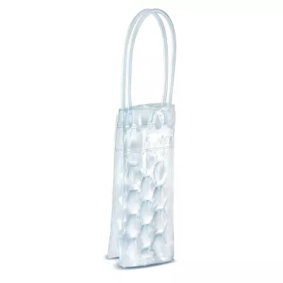 Torba chłodząca na butelkę z PVC BACOOL - Przezroczysty (MO7760-22)