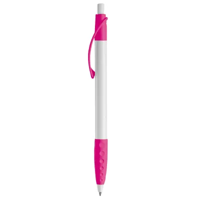 Długopis plastikowy (ABS) Cosmo - biało / różowy (LT87622-N0176)