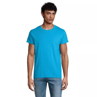 Koszulka męska organiczna 150 g/m² Sol's CRUSADER MEN - Aqua (S03582-AQ)