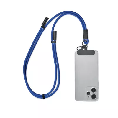 Smycz do telefonu z kablem 60W USB-C COCHARGE - Niebieski (MO2618-37)