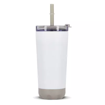 Kubek termiczny InSideOut ze stali nierdzewnej o podwójnych ściankach, 600 ml - biały (LT57017-N0001)