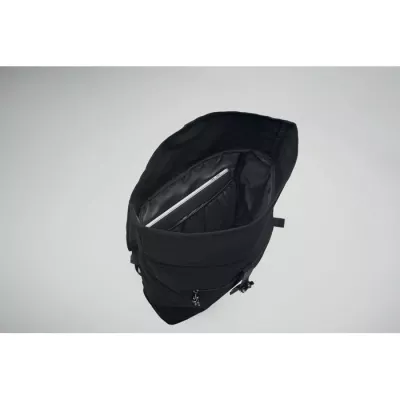 Plecak rolltop na laptop 15" z poliestru 600D IREA - Czarny (MO2170-03)