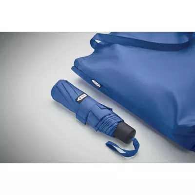 Torba z parasolem składanym 21" RPET SEATTLE - Niebieski (MO2476-37)