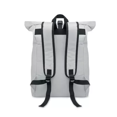 Plecak rolltop na laptop 15" z poliestru 600D IREA - Bialy (MO2170-06)