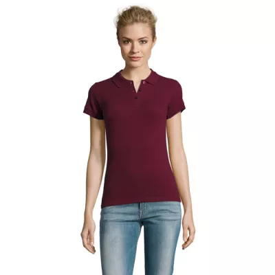Polo damskie piqué 180 g/m² Sol's PERFECT WOMEN - Burgundy (S11347-BG)