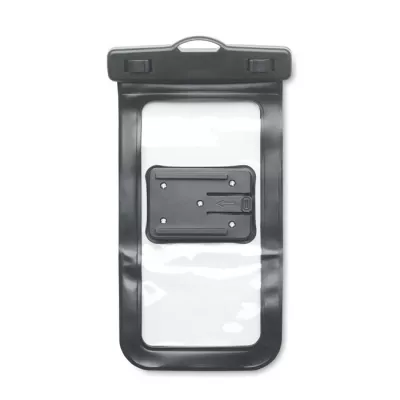 Uchwyt rowerowy na telefon wodoodporny IPX6 SOSTENER - Czarny (MO2430-03)