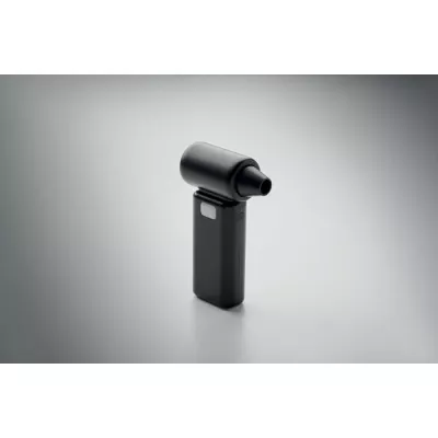 Wentylator przenośny turbo z LED TECHMATE BAMBOO - Czarny (MO2650-03)