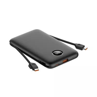 Power Bank 10000 mAh Fast Charge 22,5 W - czarny (EG835103)