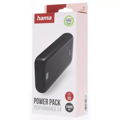 Power bank 24000 mAh Hama Power Pack Performance - czarny (VH027-03)
