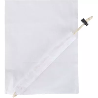 Madras Blend - torba na zakupy, wykonana z recyklingowanej baweły o gramaturze 140 g/m² posiadającej certyfikat GRS, składana - Biały (12080501)