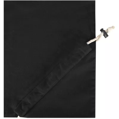 Madras Blend - torba na zakupy, wykonana z recyklingowanej baweły o gramaturze 140 g/m² posiadającej certyfikat GRS, składana - Czarny (12080590)