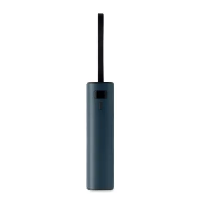 Powerbank aluminiowy 5000 mAh z kablem USB-C POWERTUBE - Francuski Granat (MO3144-85)