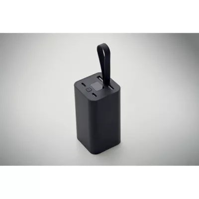 Powerbank aluminiowy 20 000 mAh PD 65W VOIMA - Czarny (MO2943-03)