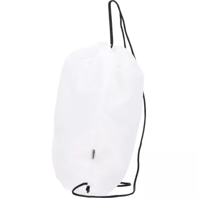 Worek z poliestru z recyklingu 210D WANDA - biały (6470006)