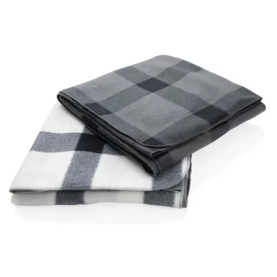 Koc polarowy 127 x 152 cm 180 g/m² - biały (P459.053)
