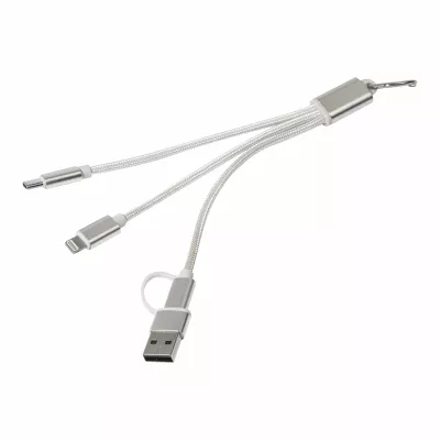 Rafob brelok kabel ładujący USB - srebrny (AP864127-21)