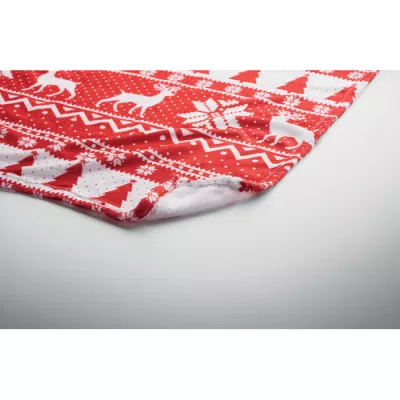 Koc polarowy RPET 120x150 cm 190 g/m² TOSTI - Czerwony (CX1548-05)