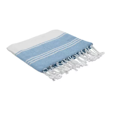 Ręcznik hammam z workiem 90x160 cm 180 g/m² HAMMA - Turkusowy (MO2584-12)