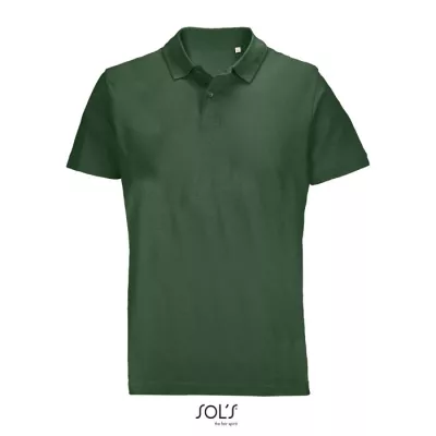 Koszulka polo unisex z czesanej bawełny Sol's PULSE - Ciemno-Zielony (S04502-BO)