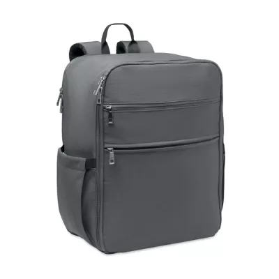 Plecak kabinowy z nylonu na laptop 15" 20 l SALEM - Kamienny Szary (MO3155-15)