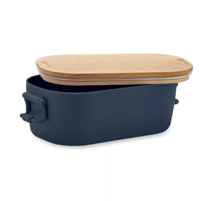 Lunchbox z PP z bambusową pokrywką 700 ml LEKKER - Francuski Granat (MO2459-85)