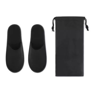Kapcie hotelowe w etui rozmiar 43–44 FLIP FLAP - Czarny (MO9782-03)