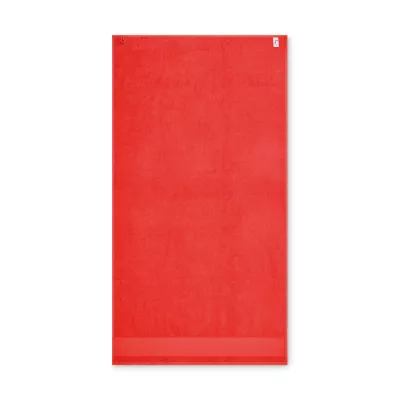 Ręcznik kąpielowy 380 g/m² 70x140 cm ISLAND 70 - Czerwony (MO2766-05)