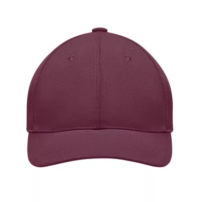 Czapka z daszkiem 6-panelowa 270 g/m² TEKAPO - Burgund (MO9643-02)